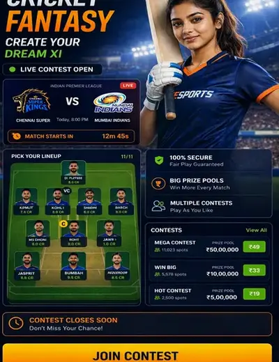 Crickettipstoday (cricket tips today) fantasy cricket & matchday visual 3